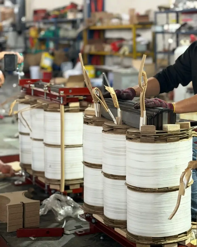 شرح مكونات المحول الجاف