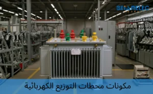 مكونات محطات التوزيع الكهربائية