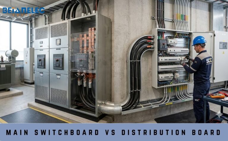 main switchboard vs distribution board