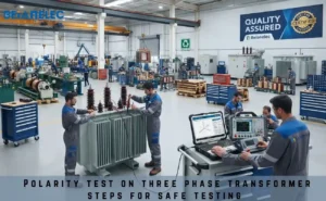 polarity test on three phase transformer